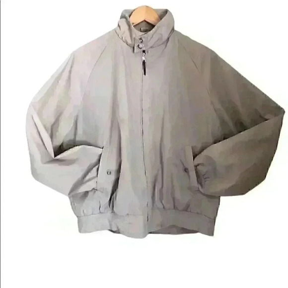 VTG Beige Tan Men' s Sports Jacket Labeled Men's Size XL Deff Vintage 80s or 90s - Picture 2 of 13